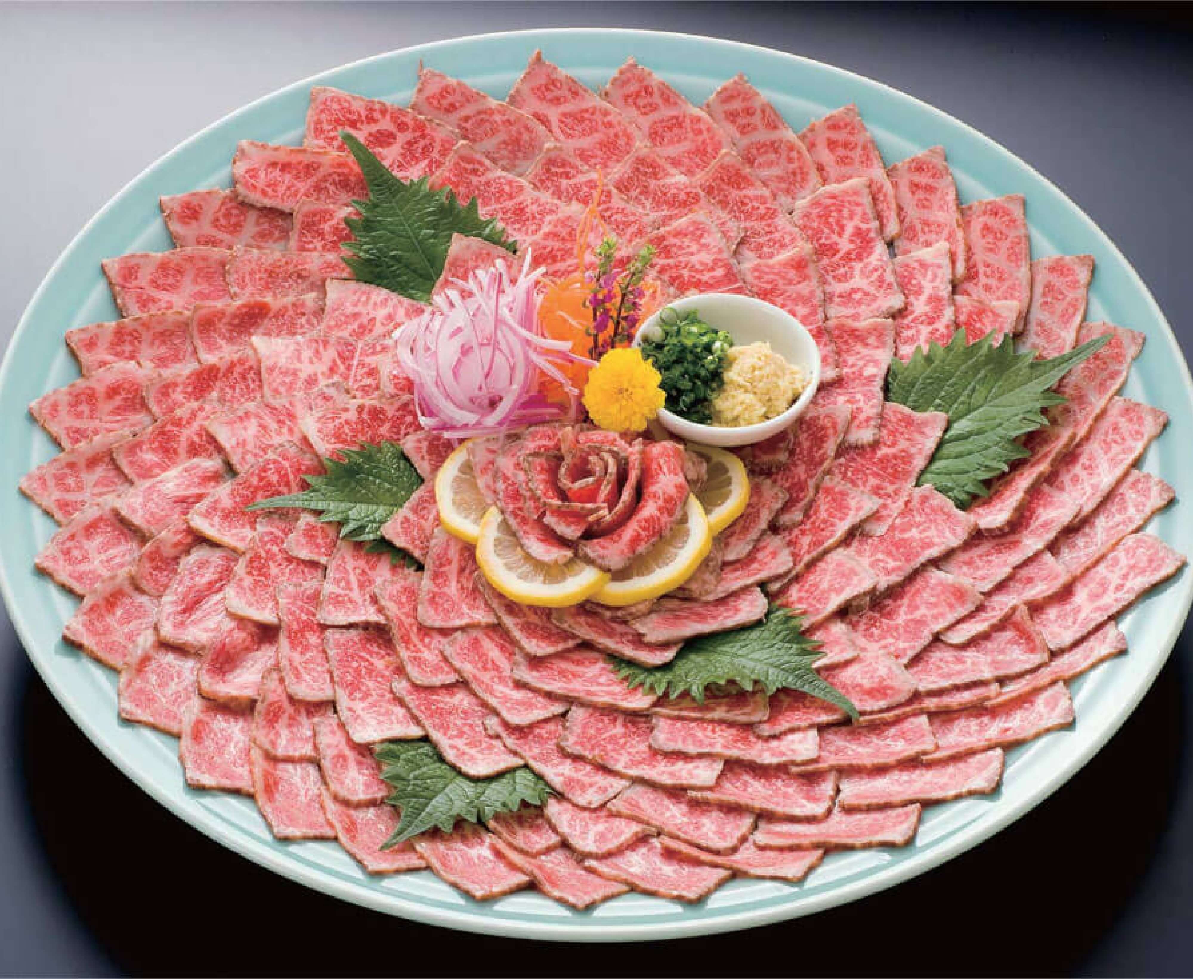【Ｔ11】黒毛和牛たたき松皿