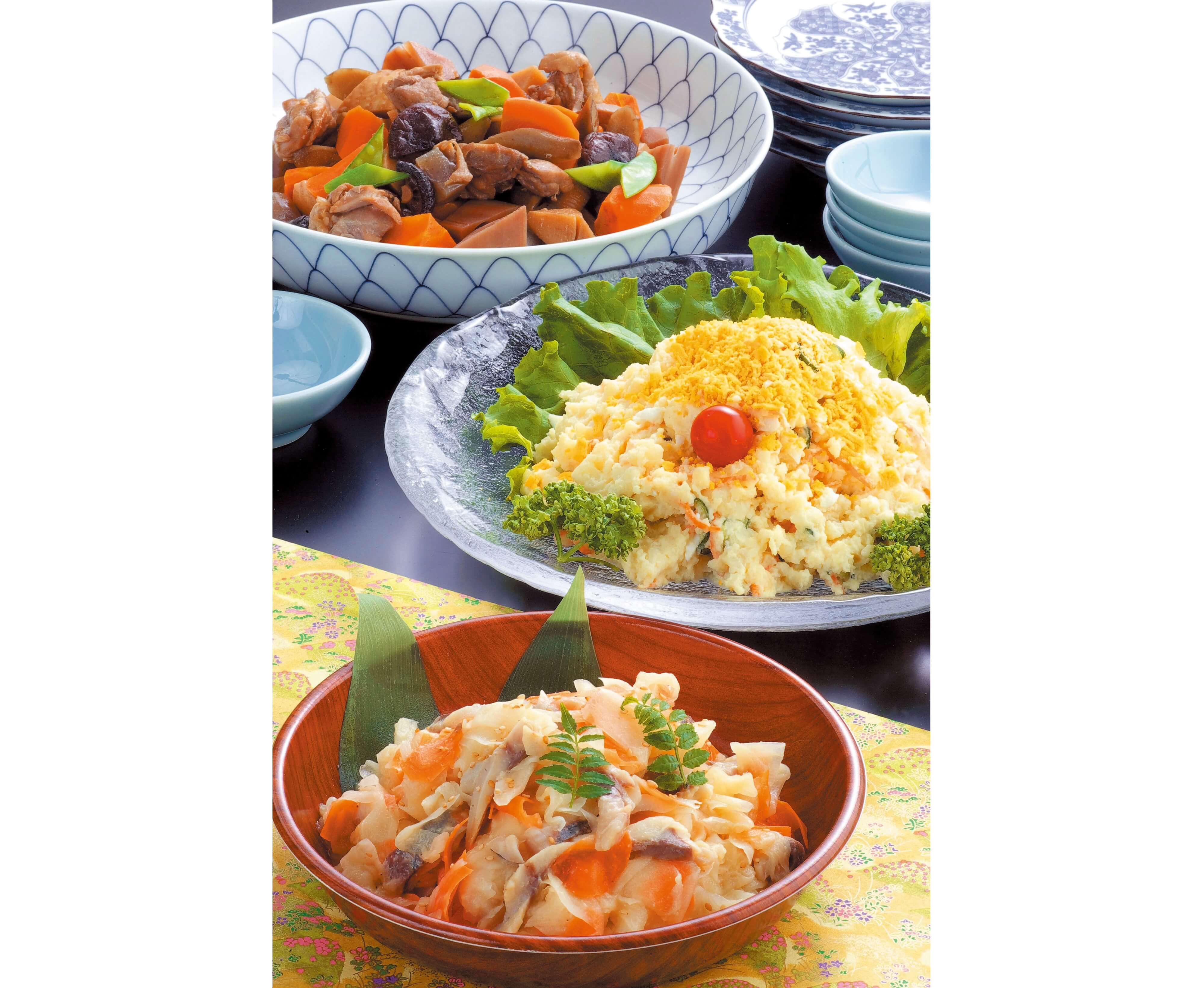 【盆17】おふくろの味３点セット